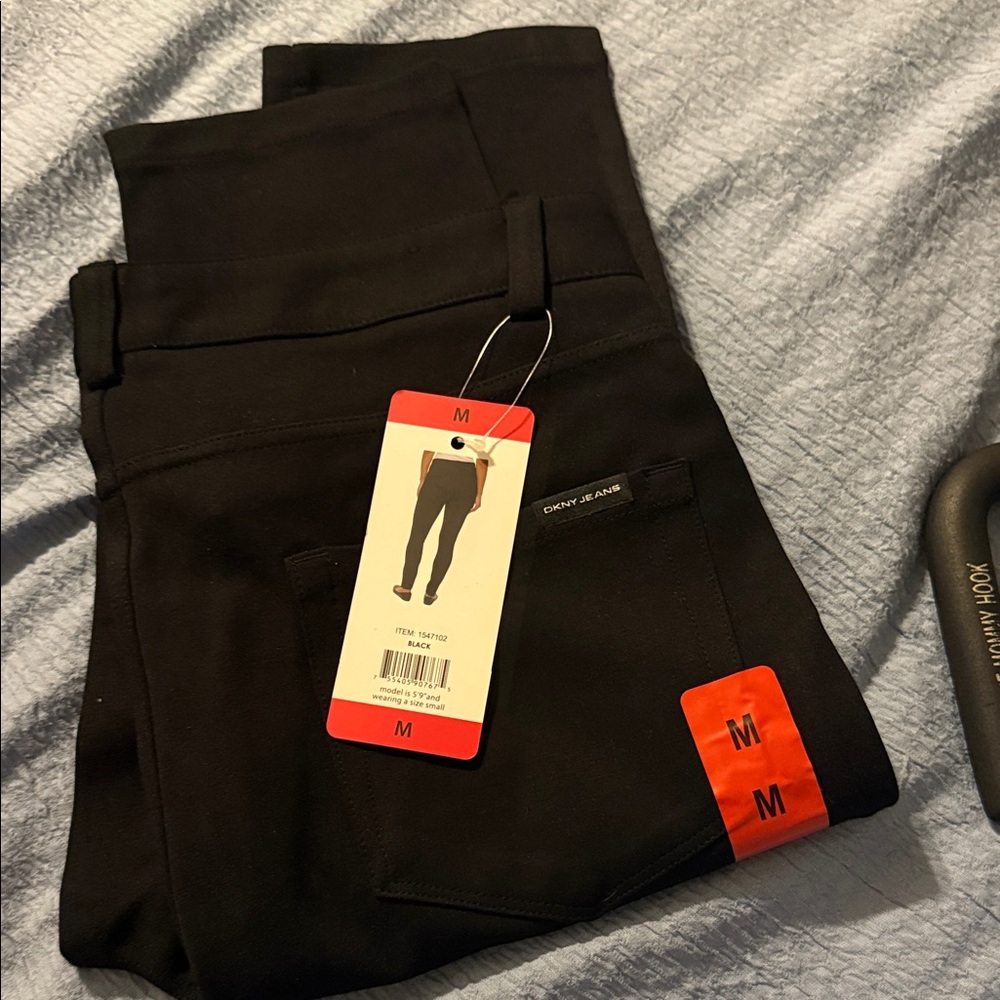 DKNY Men's Black Chinos